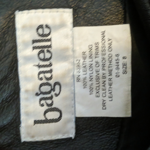 Vintage bagatelle leather pencil dress - Picture 2 of 7